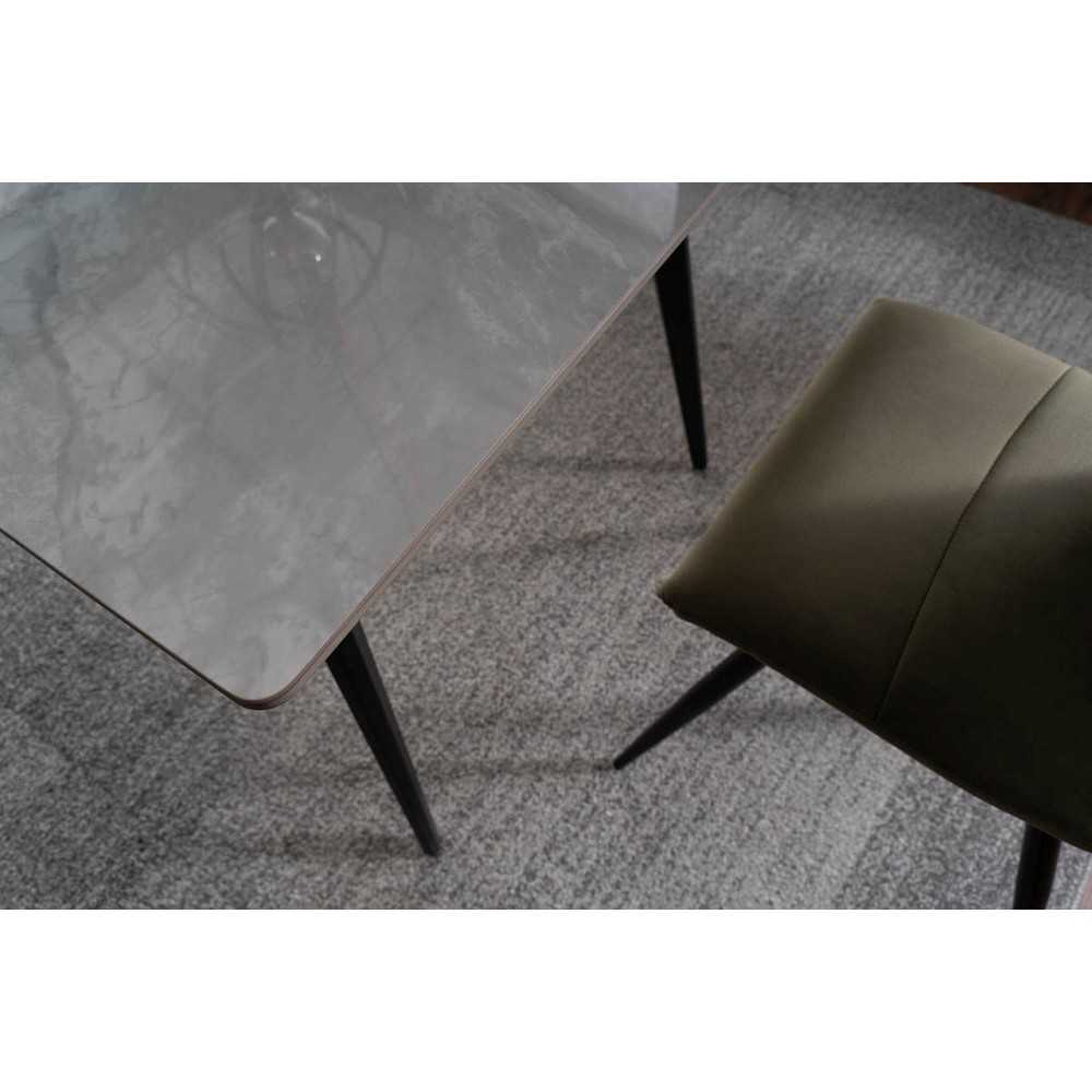 Стіл Ivy сірий/чорний Signal