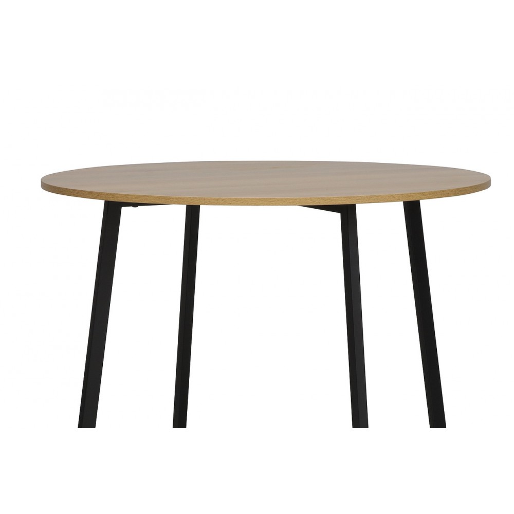 Стіл Luna дуб артисан/чорний Signal