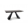 Стіл Salvadore Ceramic ефект дерева/чорний Signal