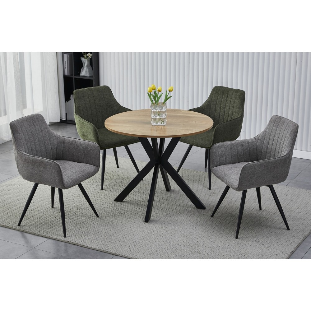 Стіл Talia II горіх/чорний Signal