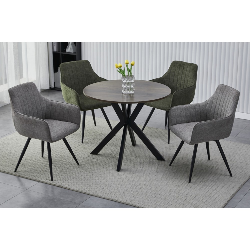 Стіл Talia II горіх/чорний Signal