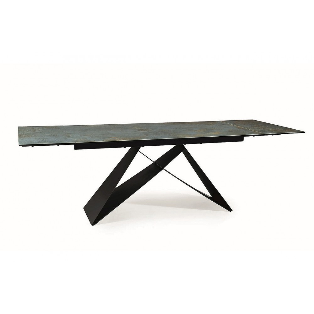 Стіл Westin Ceramic бірюзовий/чорний Signal