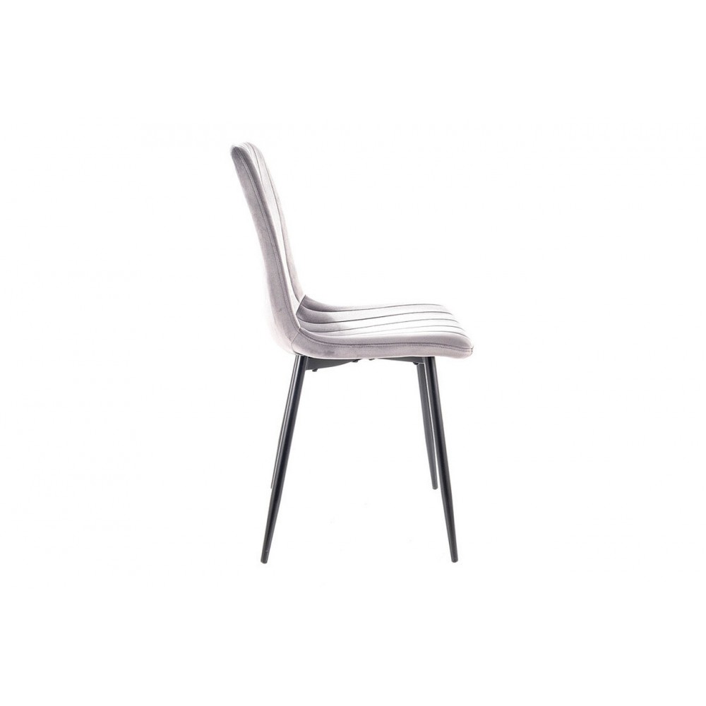 Стілець Alan Velvet сірий Signal