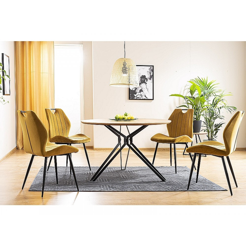 Стілець Arco Velvet кориця Signal