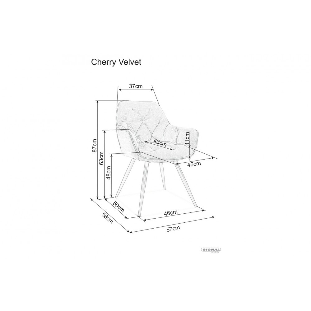 Стул Cherry Buffalo оливковый Signal