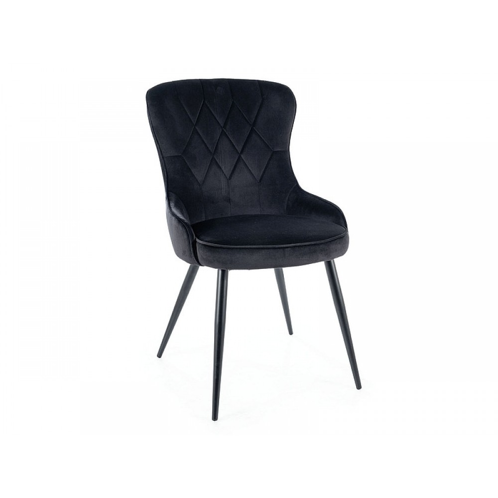 Стілець Lotus Velvet чорний Signal Стілець Lotus Velvet чорний Signal