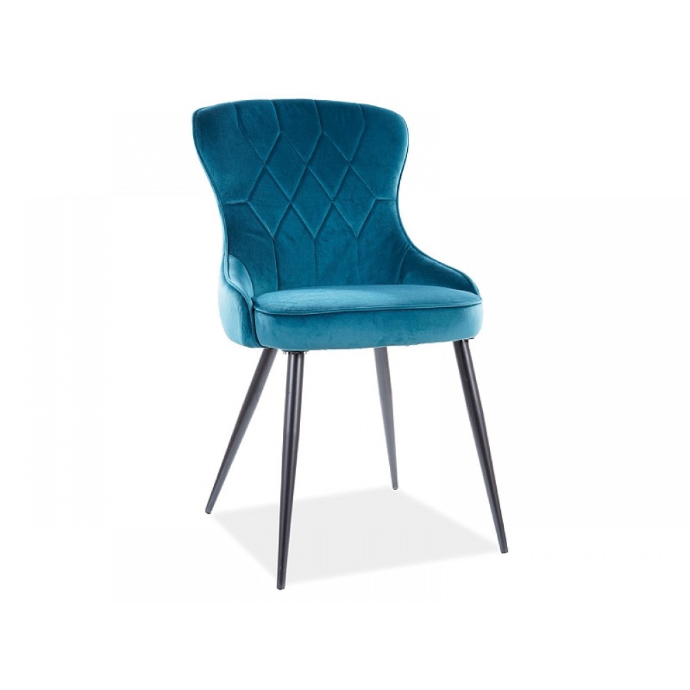 Стілець Lotus Velvet чорний Signal Стілець Lotus Velvet чорний Signal