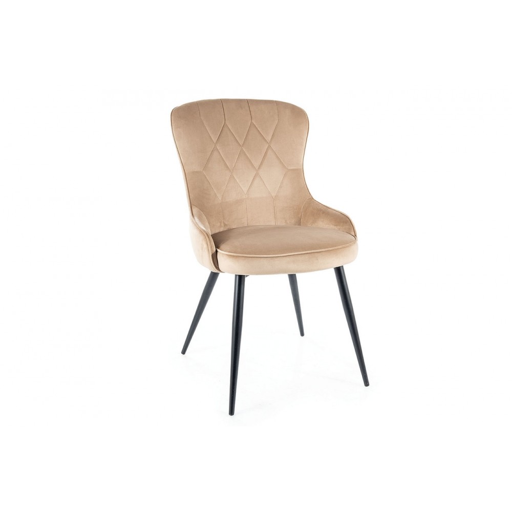 Стілець Lotus Velvet чорний Signal Стілець Lotus Velvet чорний Signal