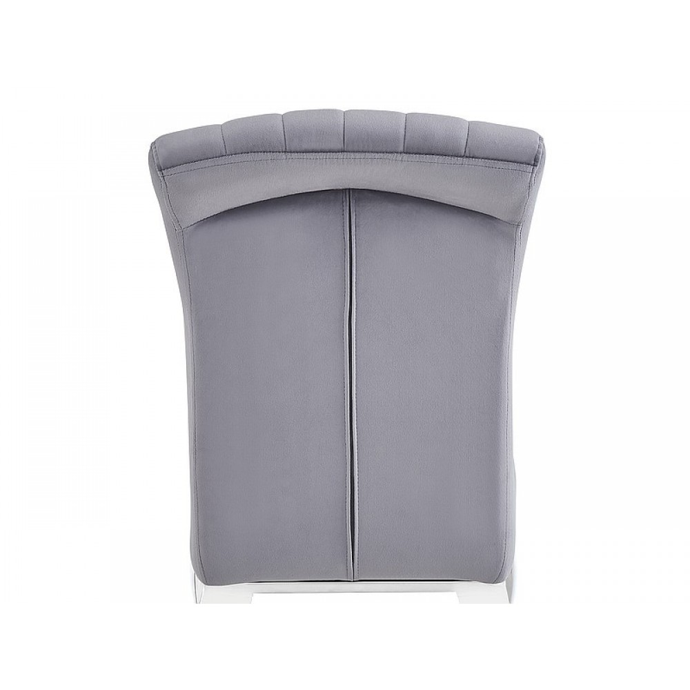 Стілець Prince Velvet сірий/хром Signal