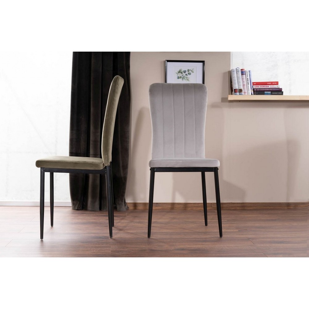 Стілець Vigo Velvet оливковий Signal