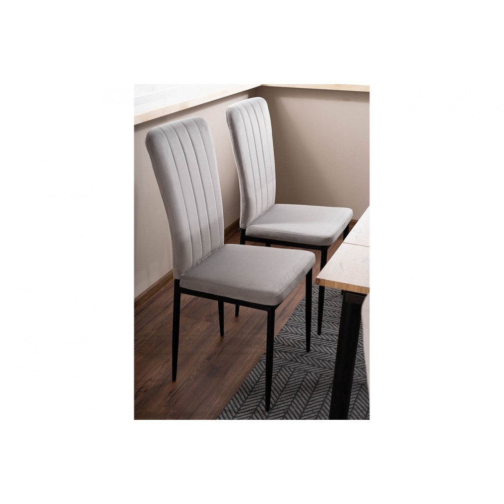 Стул Vigo Velvet серый Signal