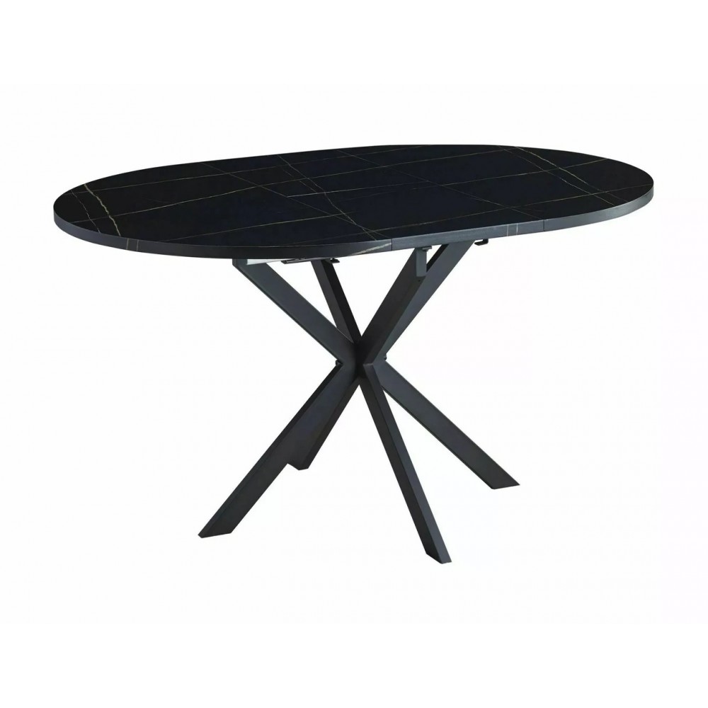 Стол Gaston Signal черный эффект мрамора