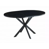 Стол Gaston Signal черный эффект мрамора