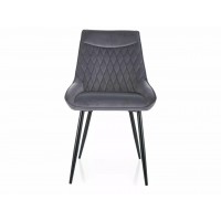 Стілець Agat Velvet Signal сірий