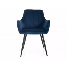 Стілець Apple Velvet Signal синій