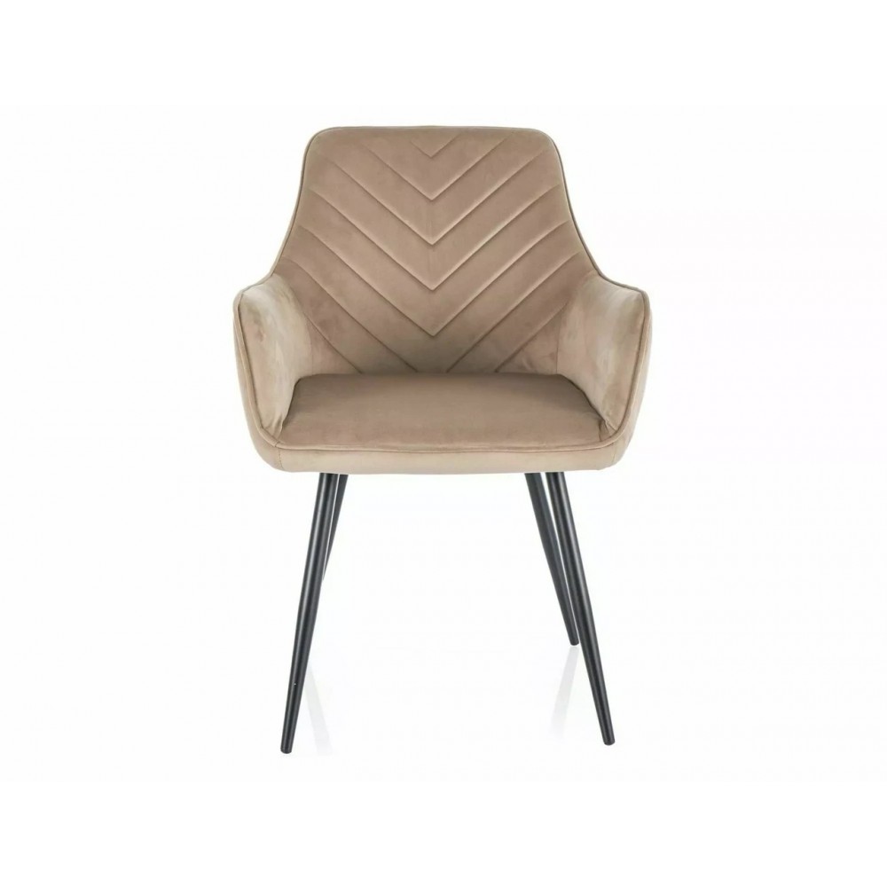 Стул Fig Velvet Signal бежевый