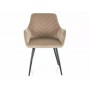 Стул Fig Velvet Signal бежевый