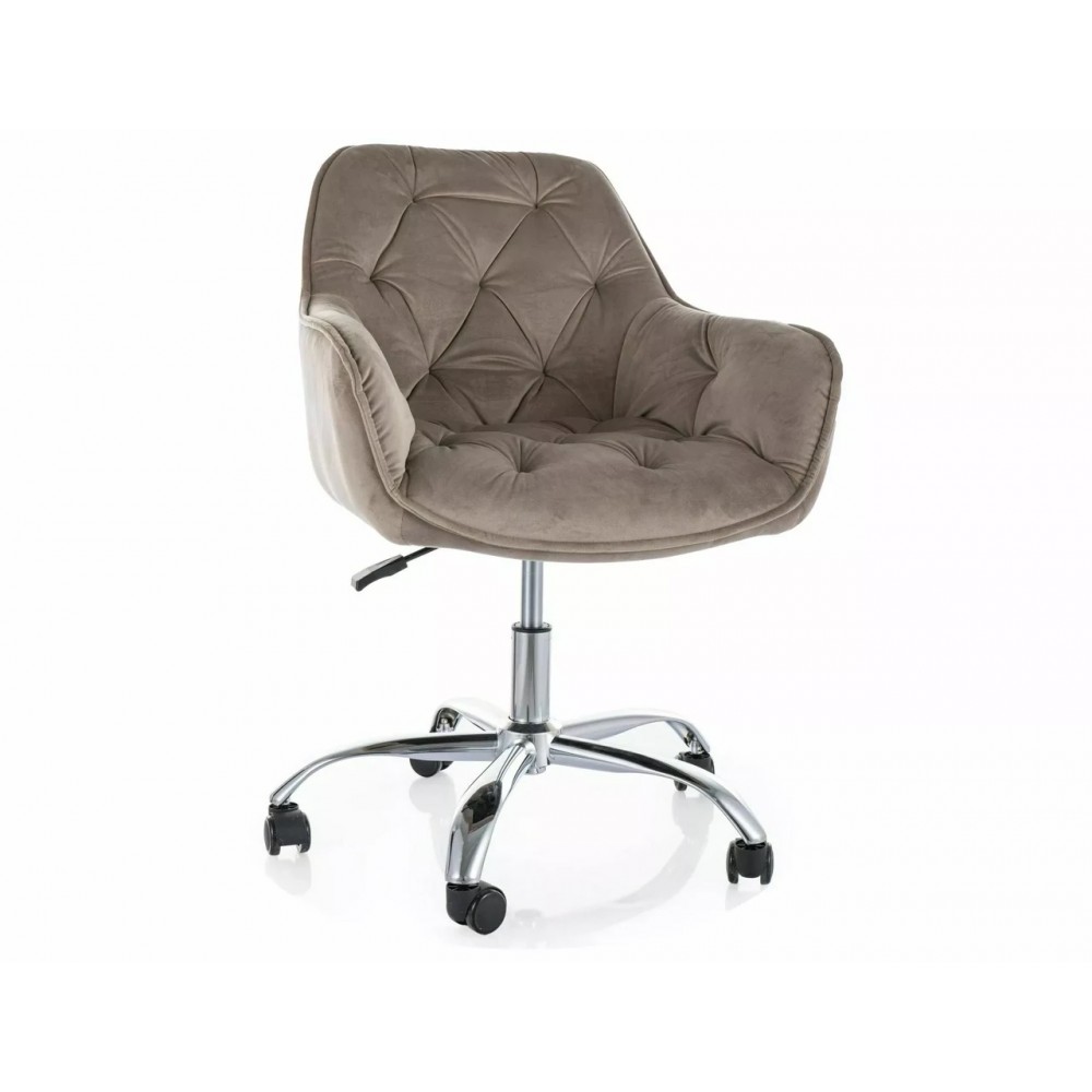 Комп'ютерне крісло Q-190 Velvet Signal темно-бежевий