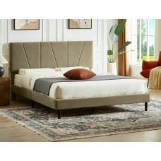 Ліжко Savana Velvet 160x200 Signal бежеве