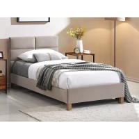 Ліжко Sierra Velvet 90x200 Signal бежеве