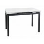 Стол GD-017 Signal белый эффект мрамора/черный мат