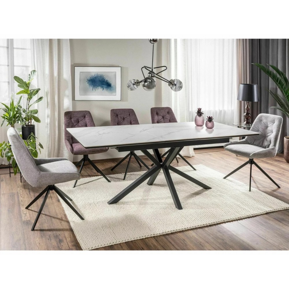 Стол Logan Ceramic Signal белый/черный