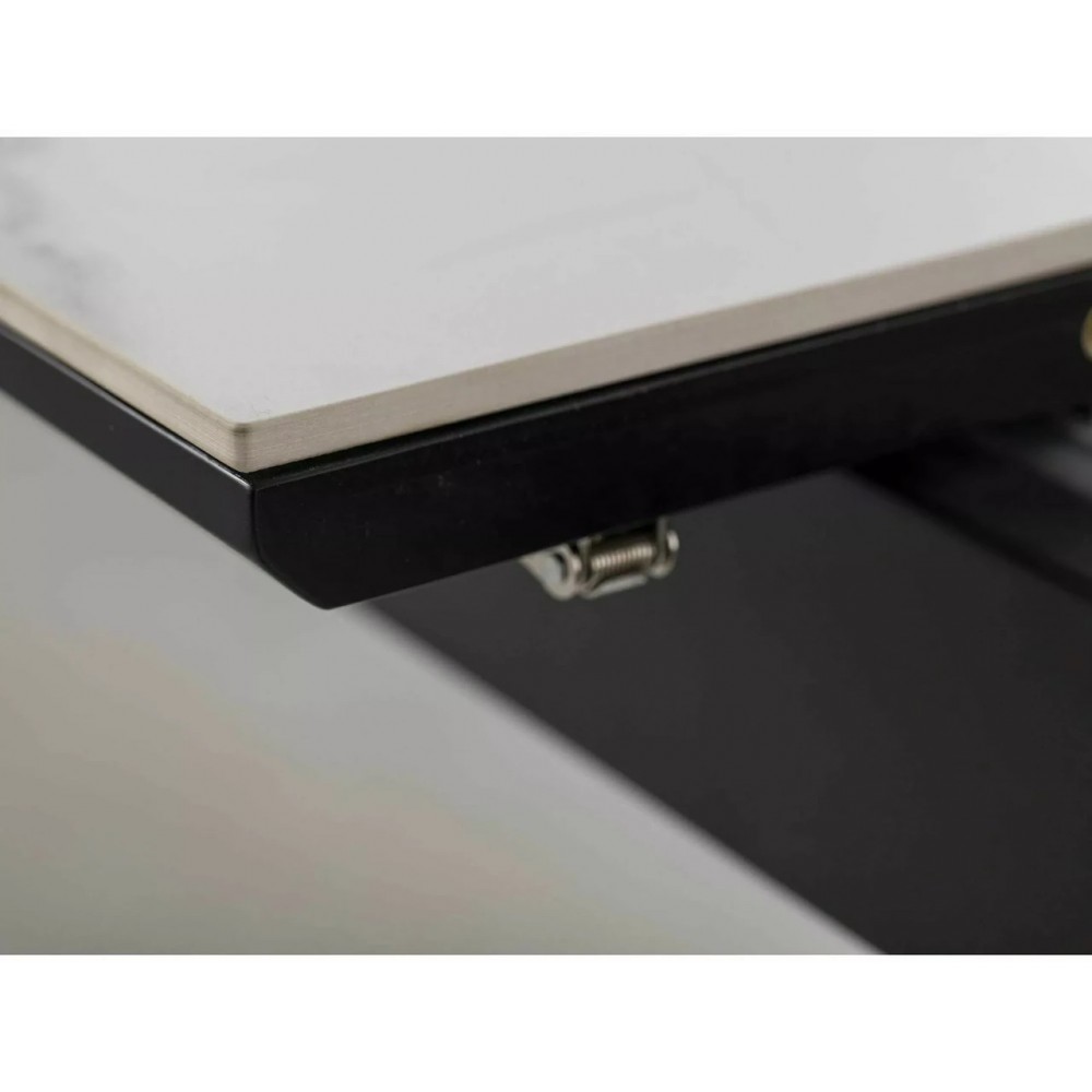 Стол Logan Ceramic Signal белый/черный