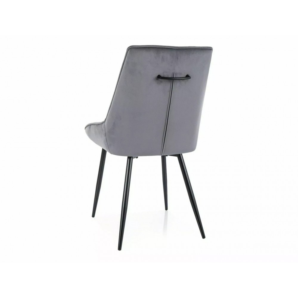 Стілець Agat Velvet Signal сірий