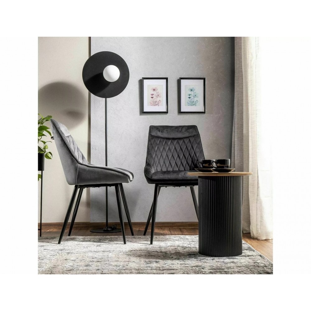 Стілець Agat Velvet Signal сірий