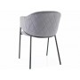 Стілець Bono Velvet Signal сірий