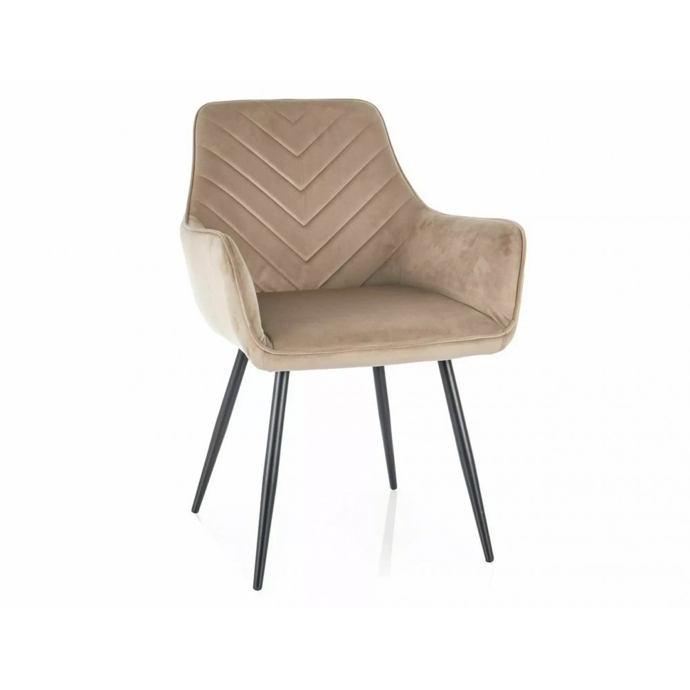 Стул Fig Velvet Signal бежевый