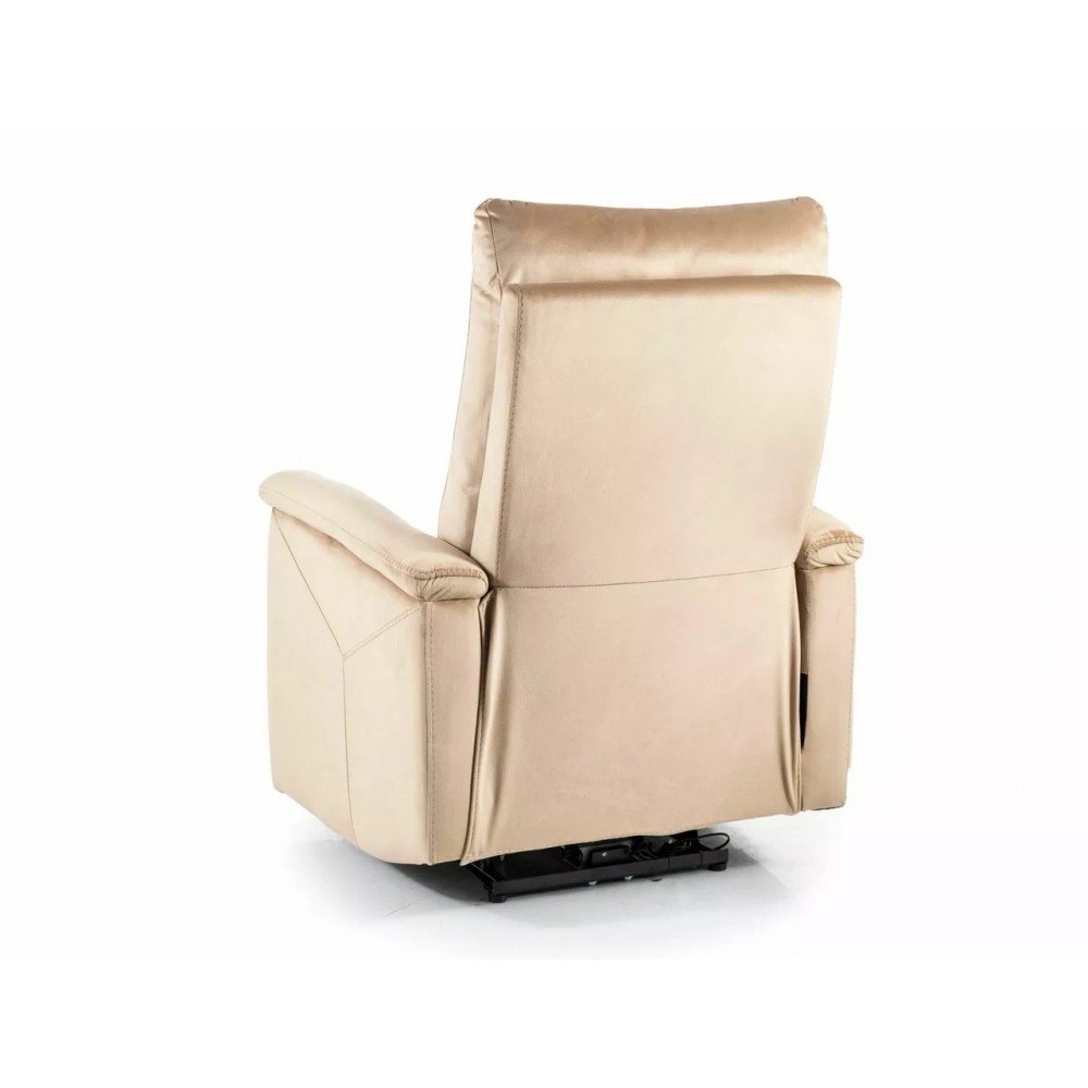 Крісло розкладне Neptun Velvet Signal бежевий