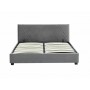 Ліжко Columbia Velvet 160x200 Signal сіре