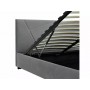 Ліжко Columbia Velvet 160x200 Signal сіре