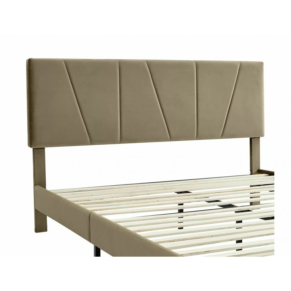 Ліжко Savana Velvet 120x200 Signal бежеве