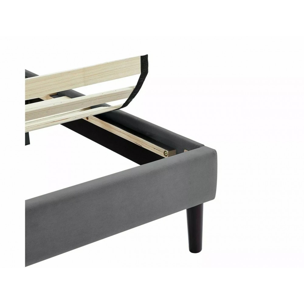 Кровать Savana Velvet 90x200 Signal серый