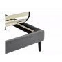 Кровать Savana Velvet 90x200 Signal серый