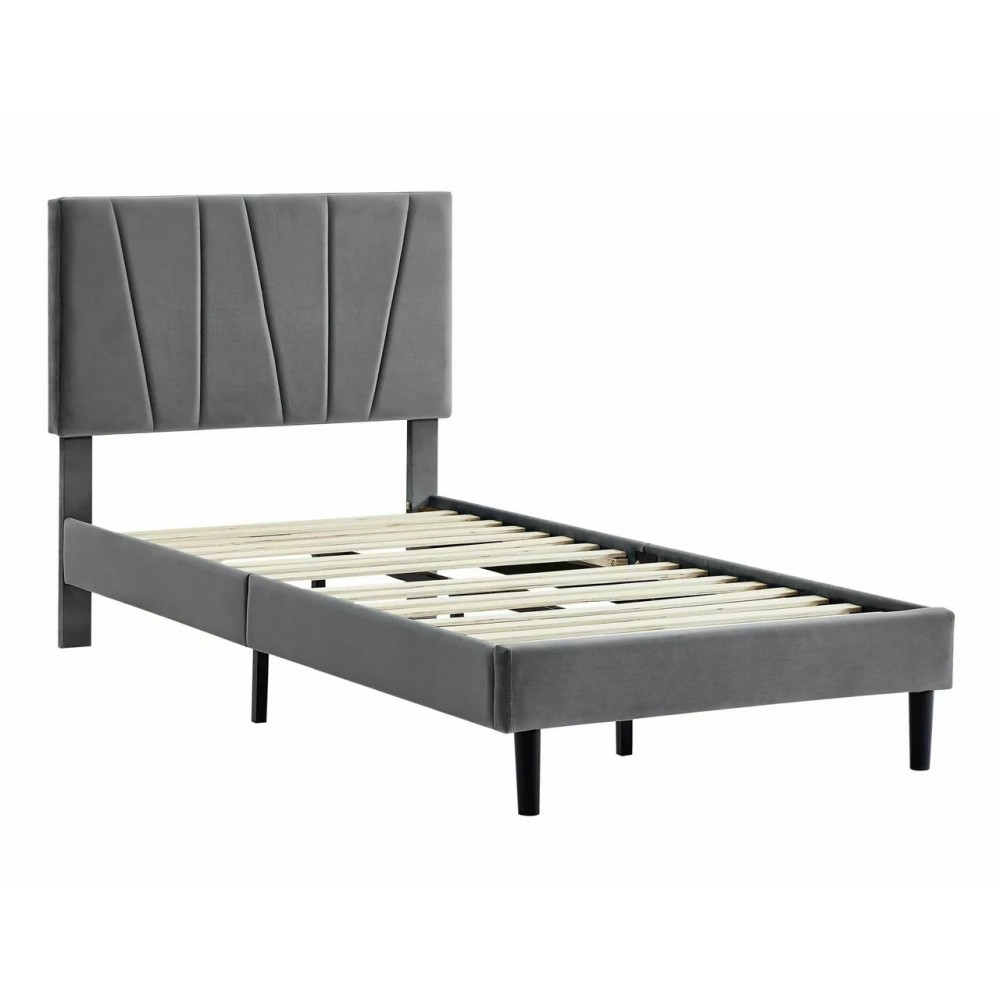 Кровать Savana Velvet 90x200 Signal серый