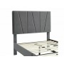 Кровать Savana Velvet 90x200 Signal серый