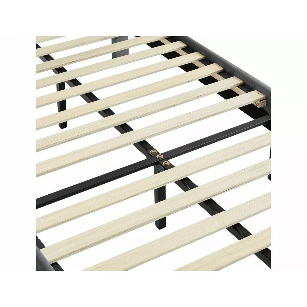 Кровать Savana Velvet 90x200 Signal серый