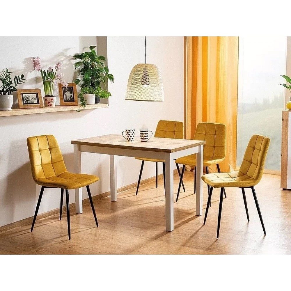 Стол Adam 120 Signal дуб ланцелот/белый