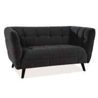 Диван Castello 2 Velvet Signal чорний