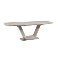 Стол Armani Ceramic 160x90(220) Signal серый