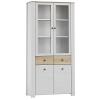 Витрина ALICE 12 Szynaka бежевый/белый