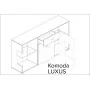 Комод Luxus AAAA Meble черный