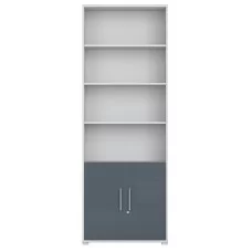Стеллаж REG2D/220 OFFICE LUX BRW серый