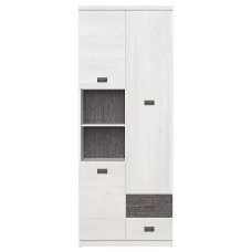 Стеллаж REG3D2S NAMUR BRW графитовый/серый