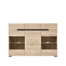 Комод KOM2W1D3S Elpasso BRW бежевий/коричневий