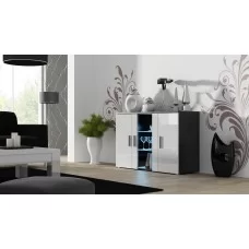 Комод S7 SOHO Cama черный/белый