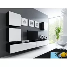 Гостиная стенка VIGO 22 Cama черный/белый